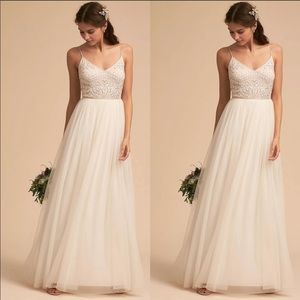 Adrianna Papell Beaded white wedding gown NWT